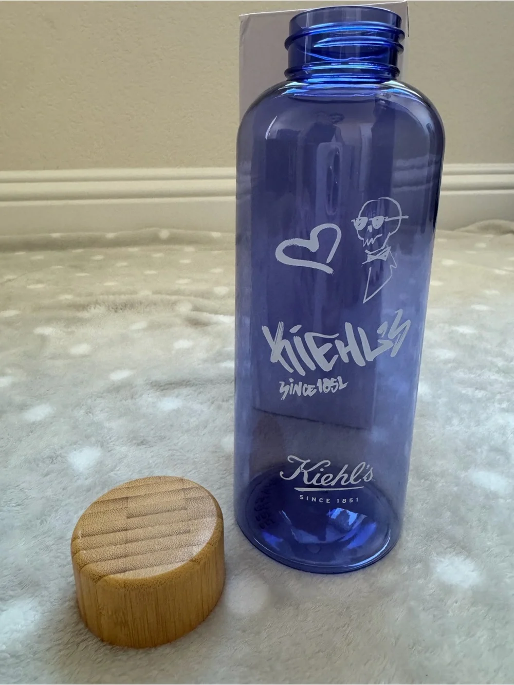 Kiehl's Purple Translucent Bottle with Bamboo Cap